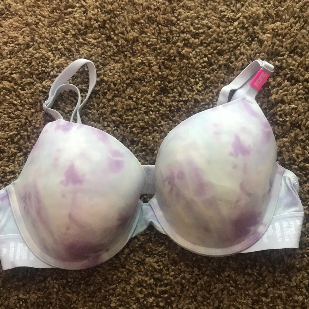 Pink bra
